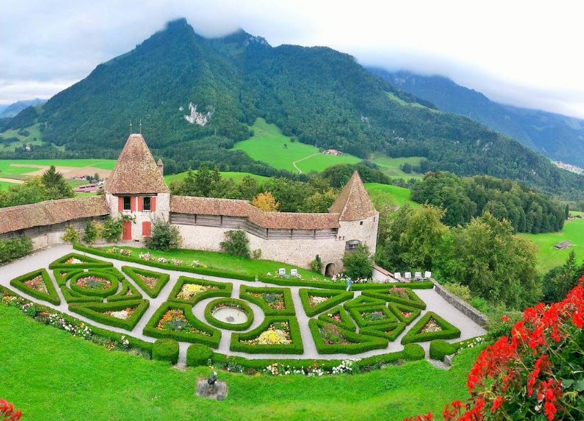 Saint-Germain Castle, Gruyères, Switzerland, Switzerland